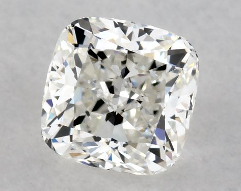GIA 0.50 Carat H-VVS1 Very Good Cut Cushion Modified Diamond